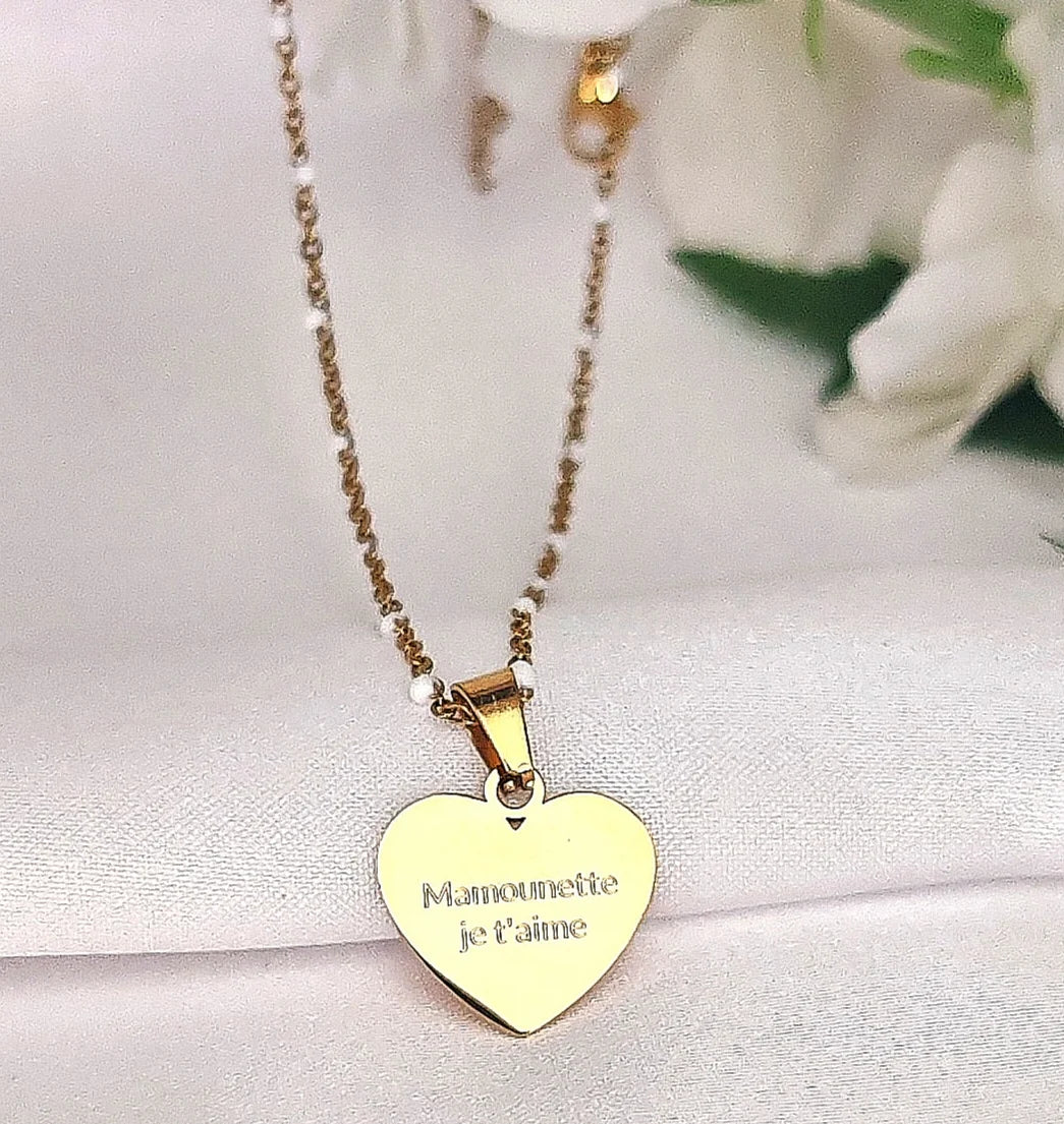 collier fête des mères prénom