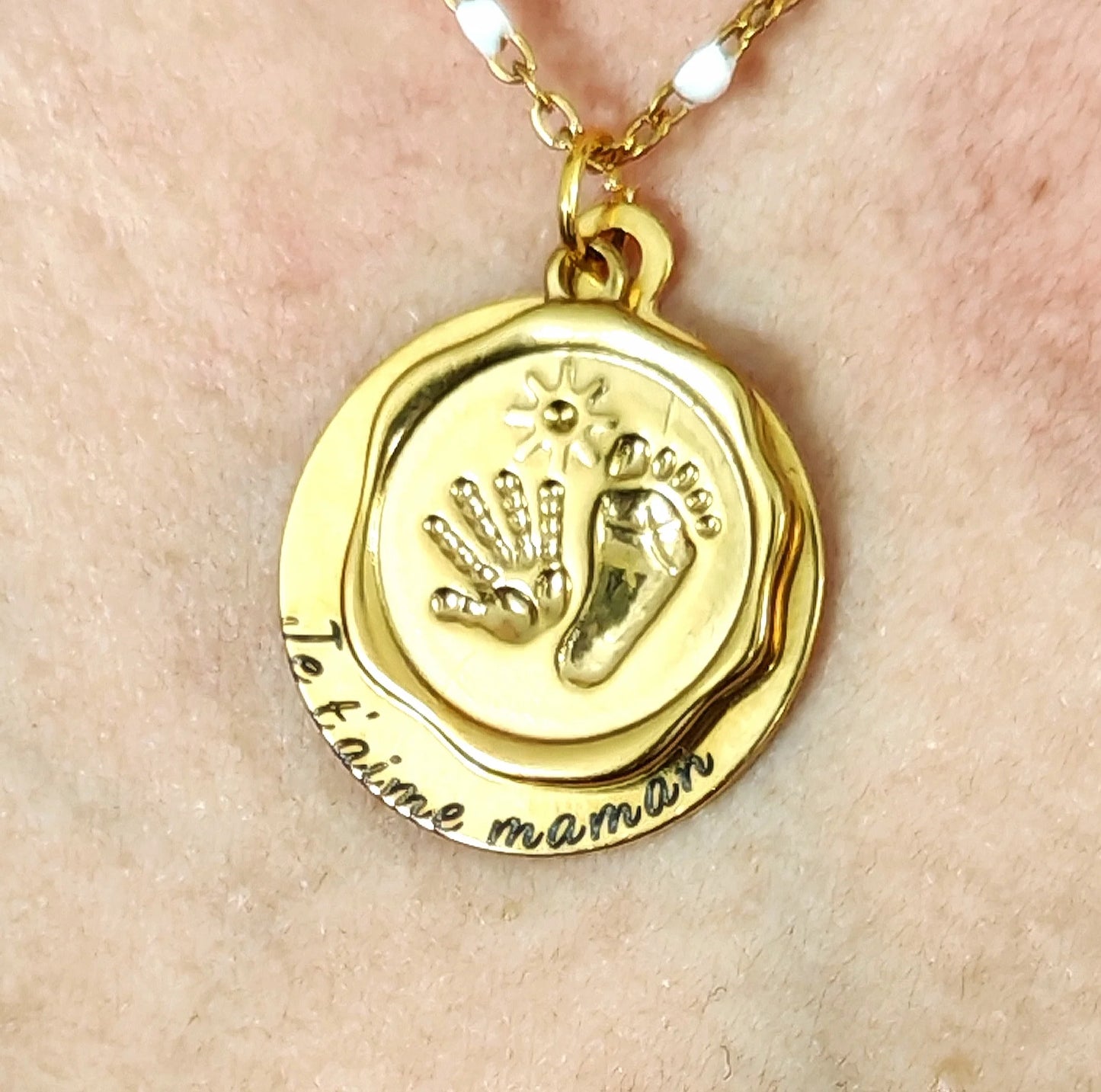 Pendentif je t aime maman