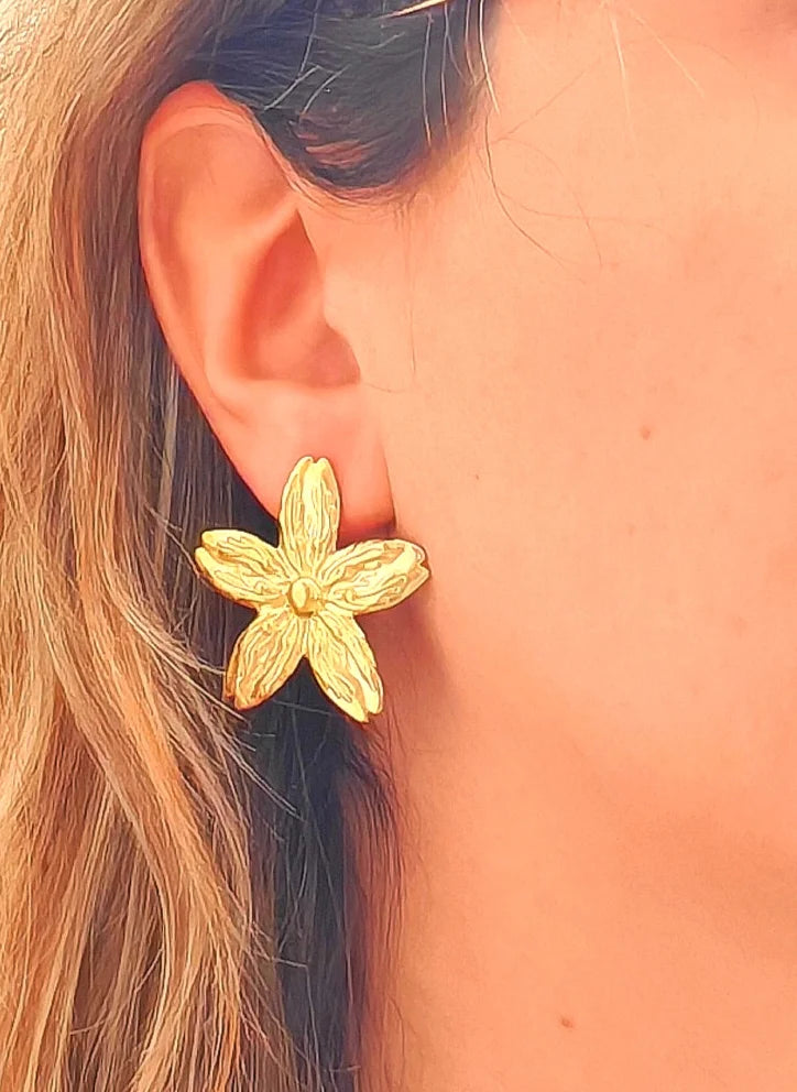 Inspirées des pétales de fleurs, les boucles Flora allient finesse et durabilité grâce à leur conception en acier inoxydable de qualité. Elles sont waterproof, ne noircissent pas et hypoallergéniques, parfaites pour un port quotidien sans compromis sur le confort ni la résistance.

Discrètes mais pleines de charme, elles sont idéales pour accessoiriser une tenue élégante, une robe bohème ou un look casual chic.
