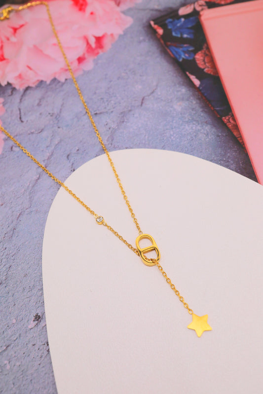 Collier maille marine