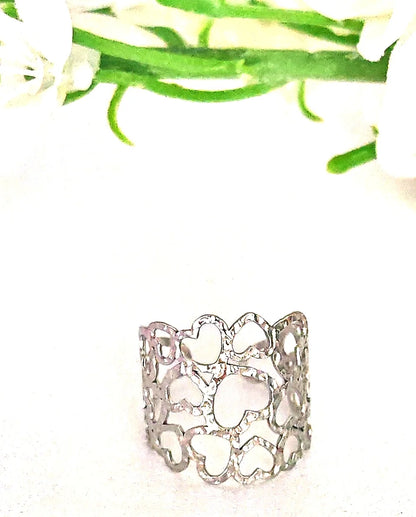 Bague fete des meres coeur
