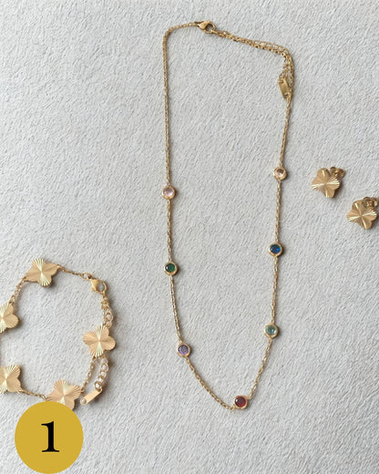 Découvrez, jour après jour, un univers de douceur, d'éclat et de féminité.
Votre calendrier contient :

12 bijoux en acier inoxydable (hypoallergéniques, résistants à l'eau, intemporels)

12 produits de beauté soigneusement sélectionnés pour prendre soin de vous

Chaque bijou et chaque produit est présenté dans un petit écrin numérotée , joliment emballée à la main pour un effet surprise garanti 💫