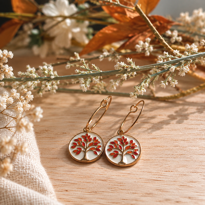 Boucles d’oreilles Arbre de Vie